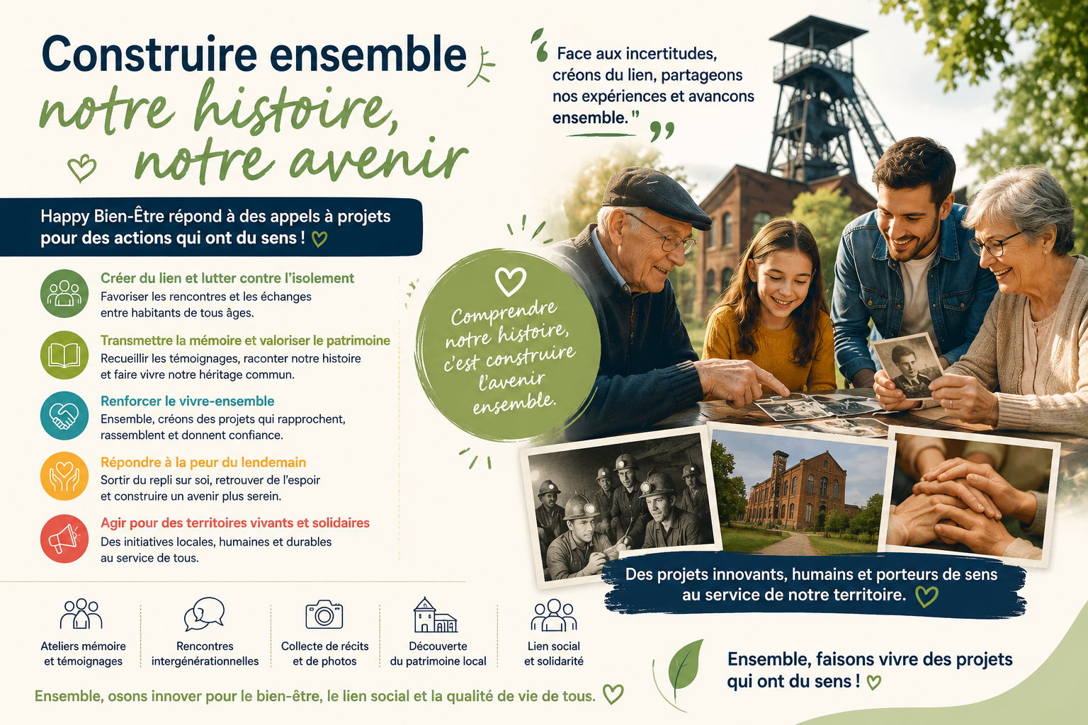 Happy Bien-Être poursuit son engagement à travers des appels à projets innovants
