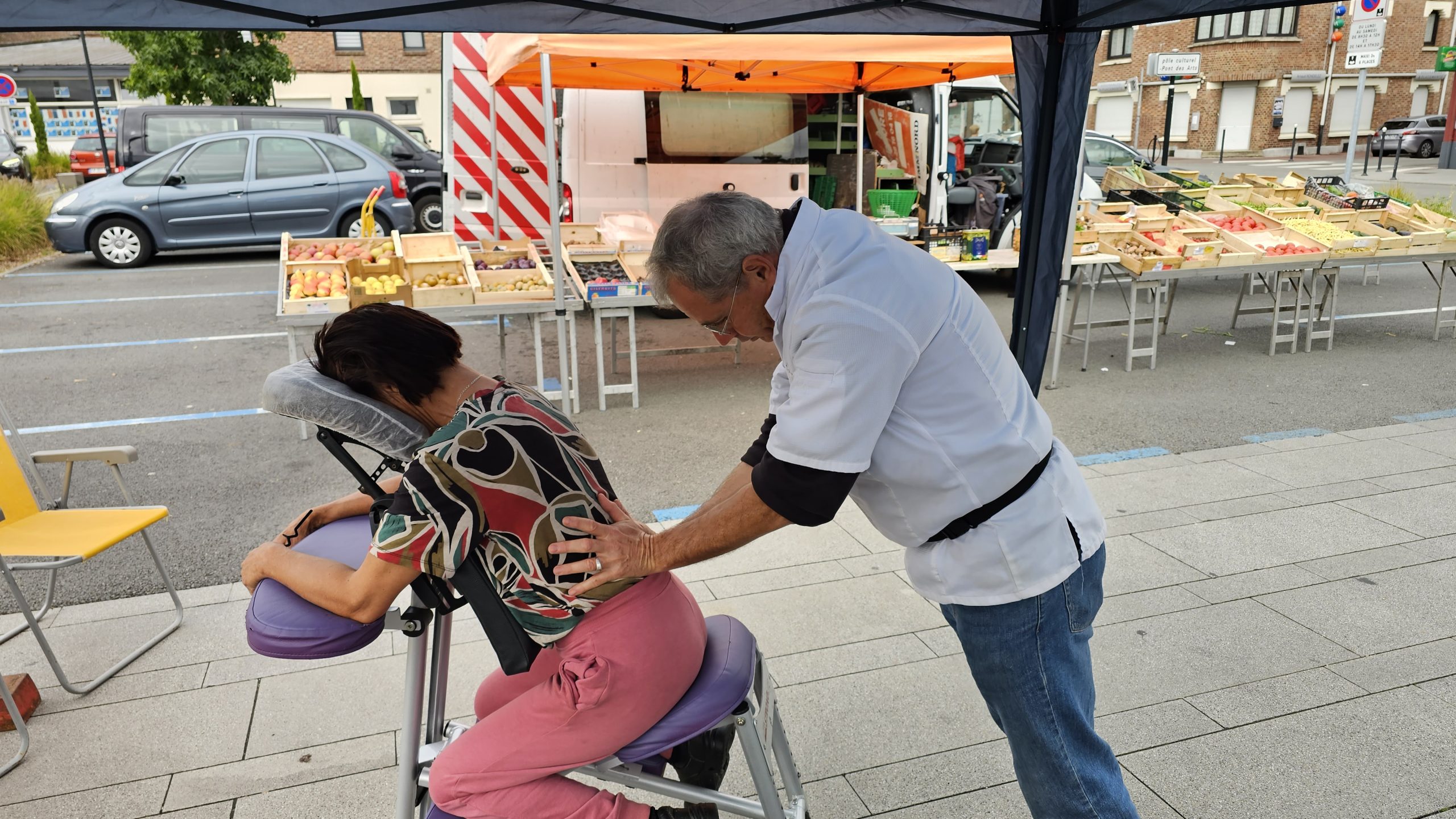 Happy Bien-Être est présent sur vos marchés locaux ! Aujourd'hui, le Marché de Marcq-en-Barœul.