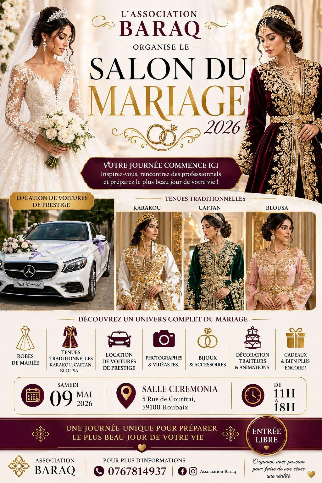 Massages au salon du mariage Musulman