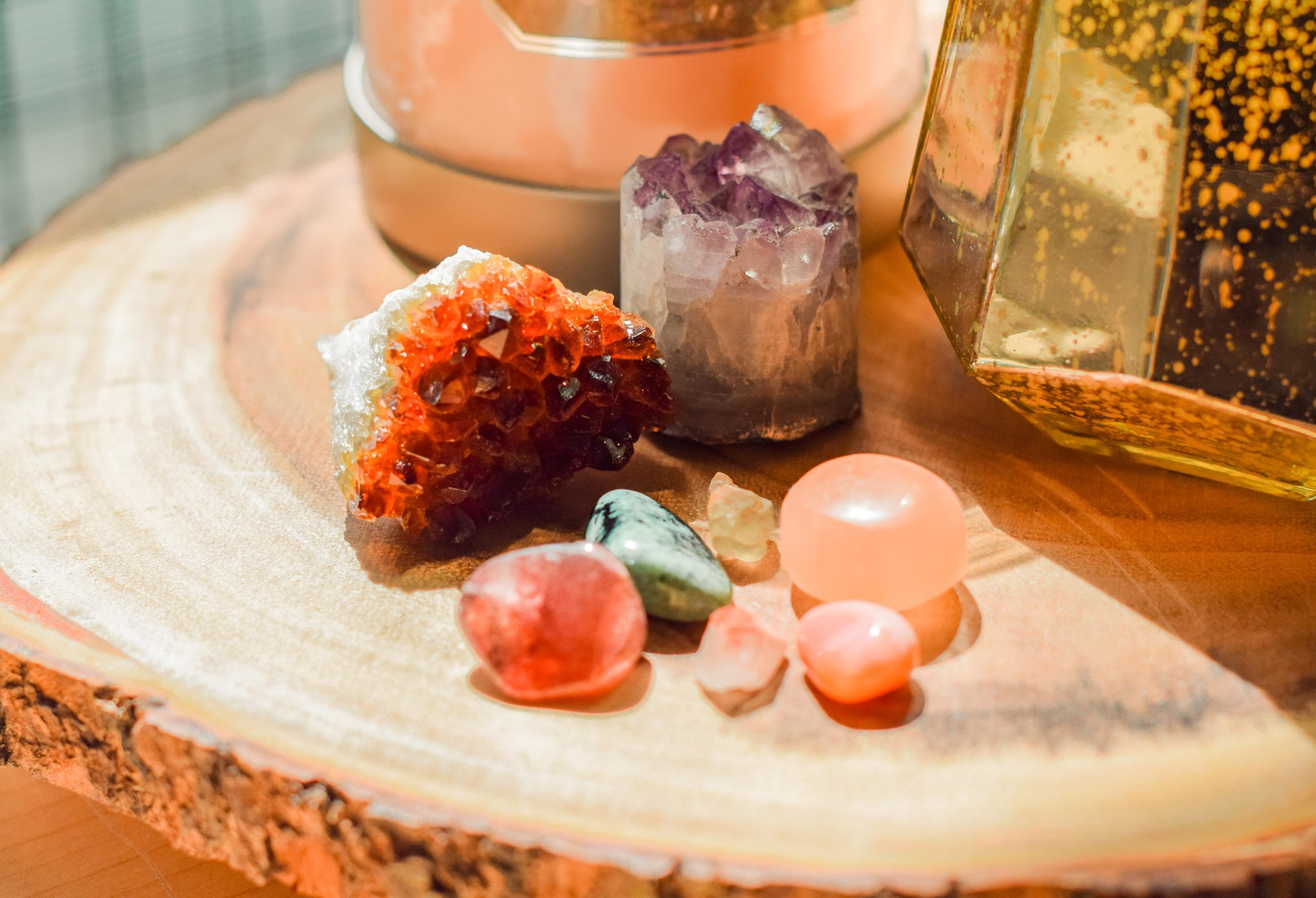 Photo de bougies dans une ambiance zen